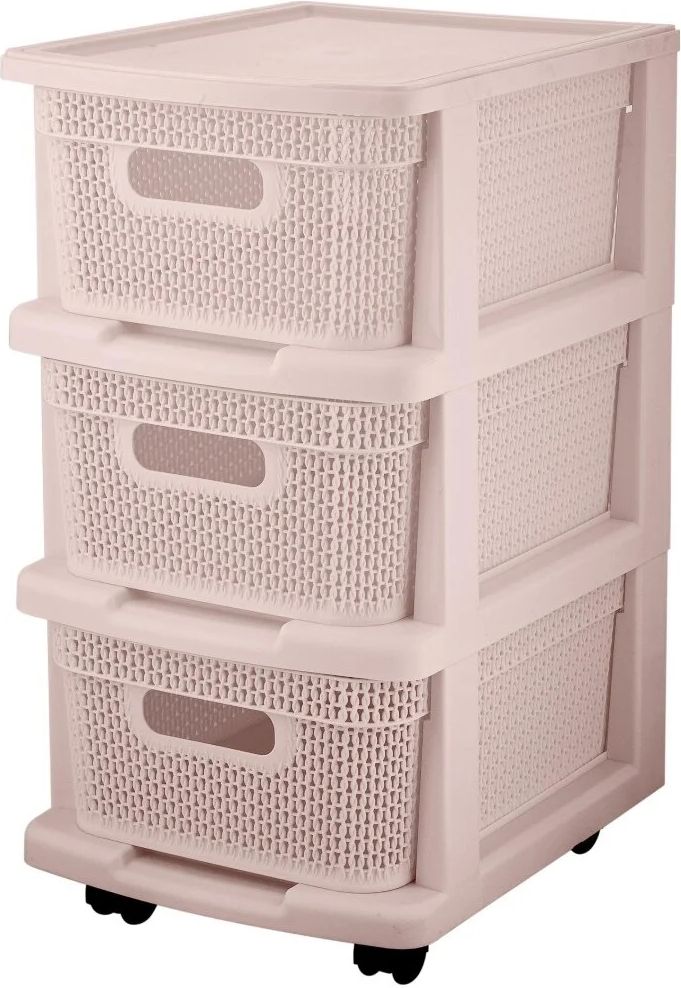 КомодKeeplexAjur3ящиков30х69х37смпластикБежевыйтопаз(KL379322005)